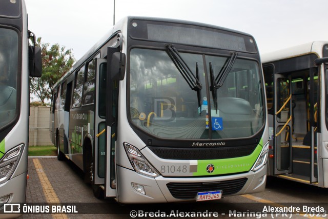 Viação Garcia 81048 na cidade de Maringá, Paraná, Brasil, por Alexandre Breda. Número da foto: #11436948.