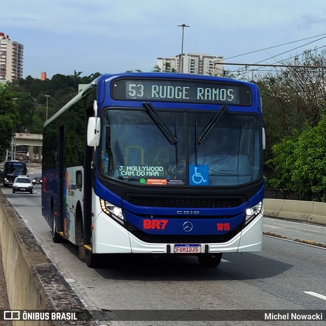 BR7 Mobilidade 1015 na cidade de São Bernardo do Campo, São Paulo, Brasil, por Michel Nowacki. Número da foto: #11437963.